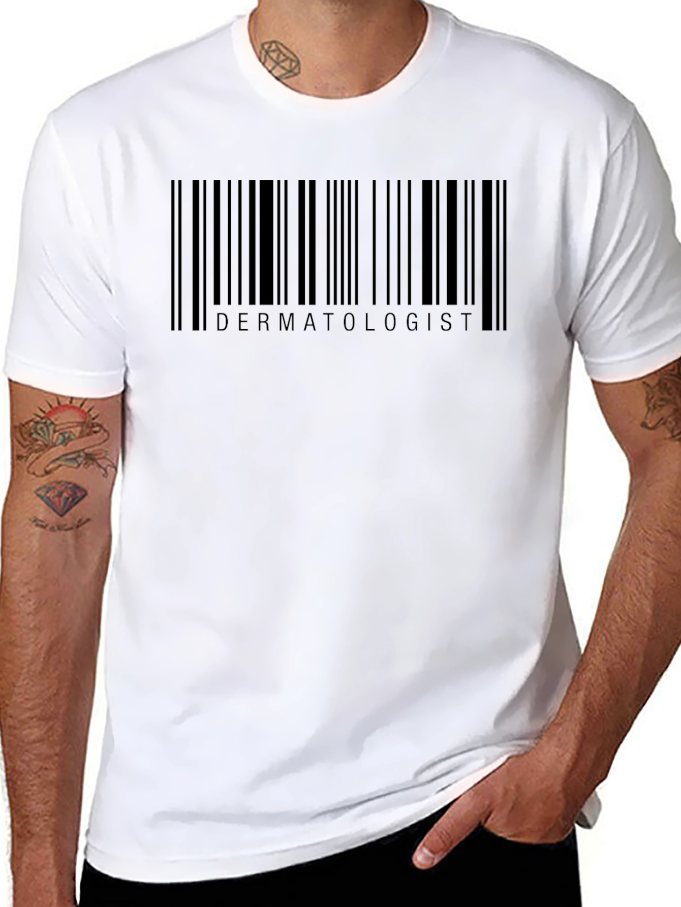 Dermatologist Barcode Graphic T-Shirt