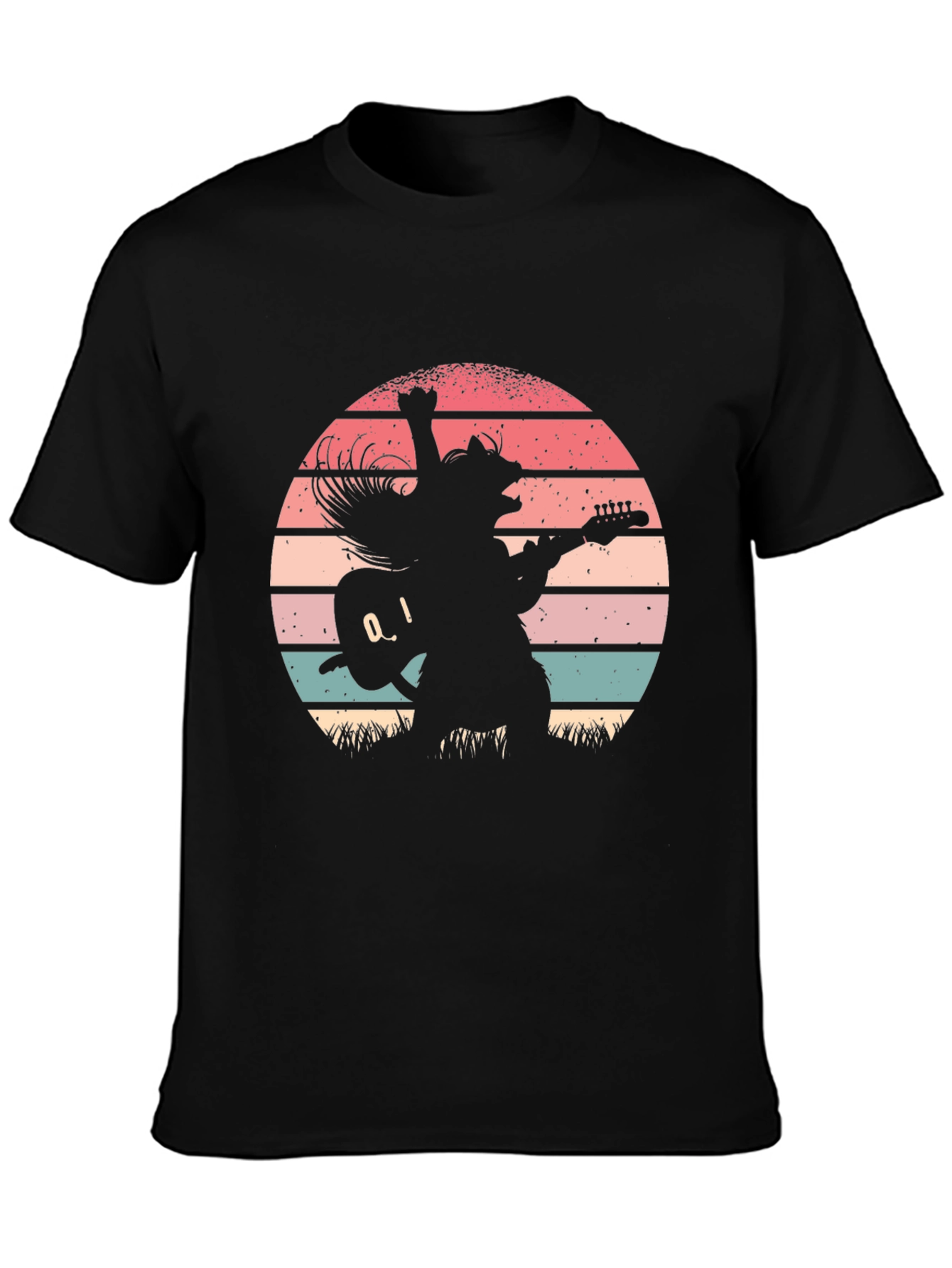 Retro Cat Rocker T-Shirt