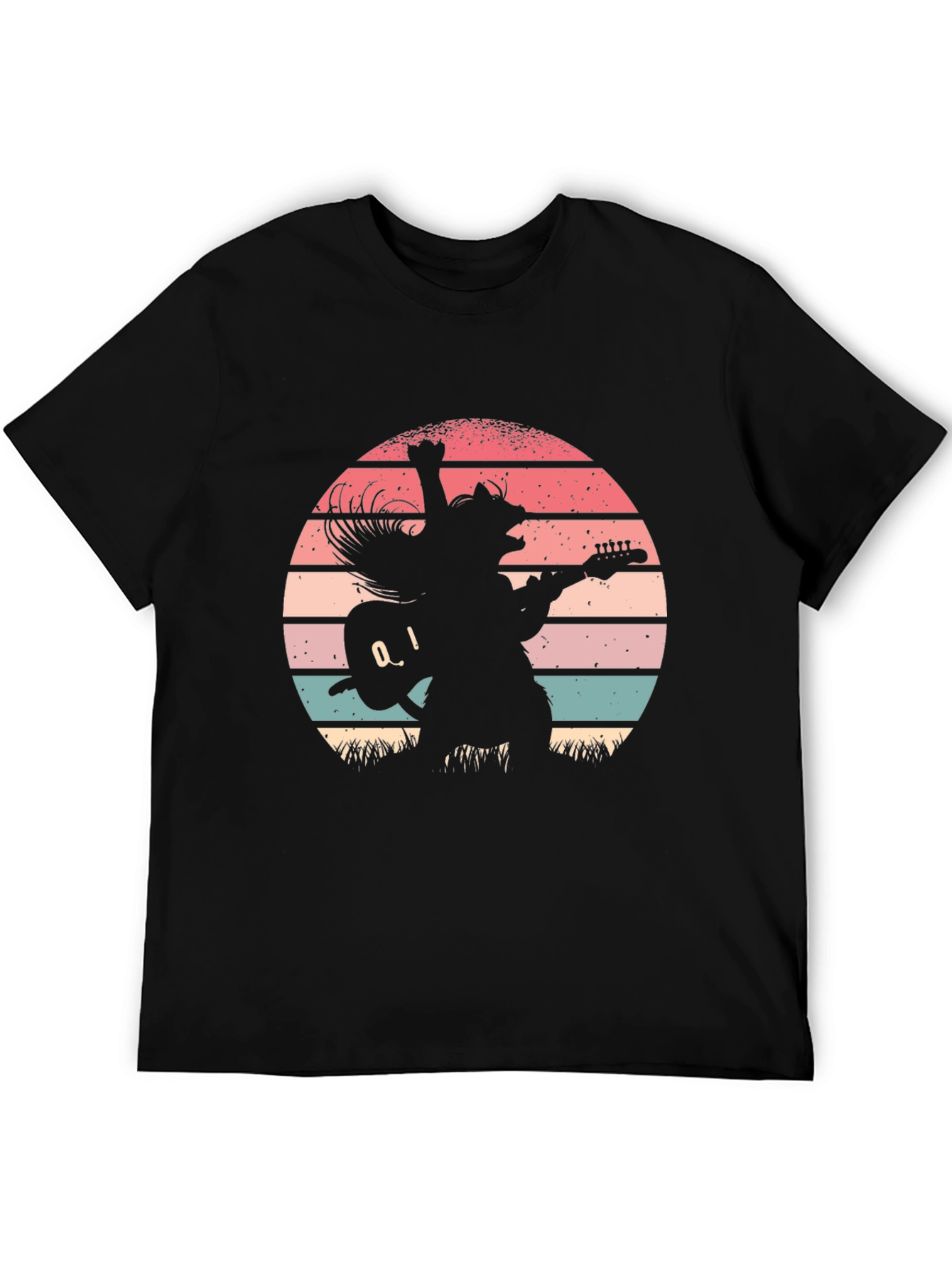 Retro Cat Rocker T-Shirt