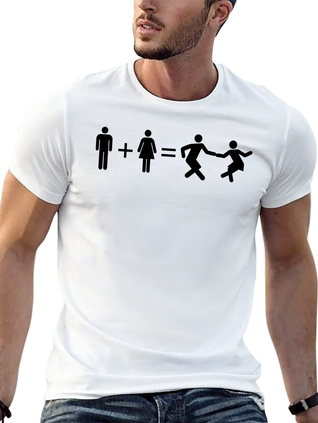 Man + Woman = Dancing T-Shirt