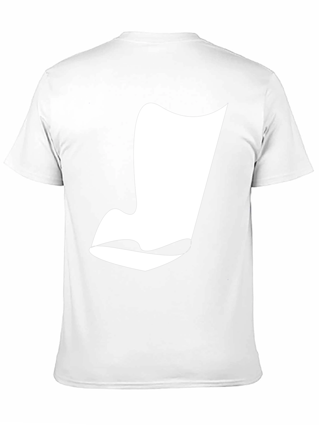 Abstract Face Graphic Tee - Modern Black T-Shirt