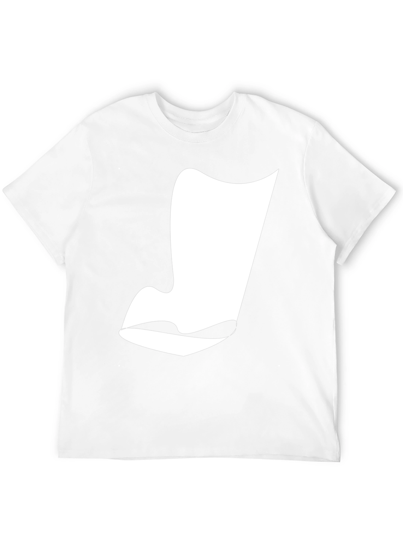 Abstract Face Graphic Tee - Modern Black T-Shirt
