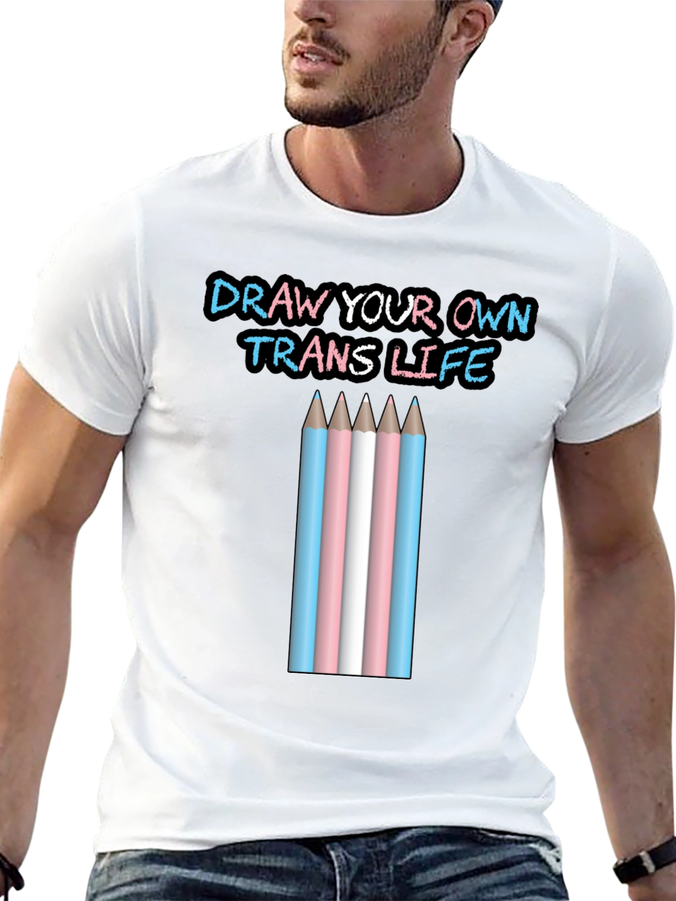 Draw Your Own Trans Life T-Shirt