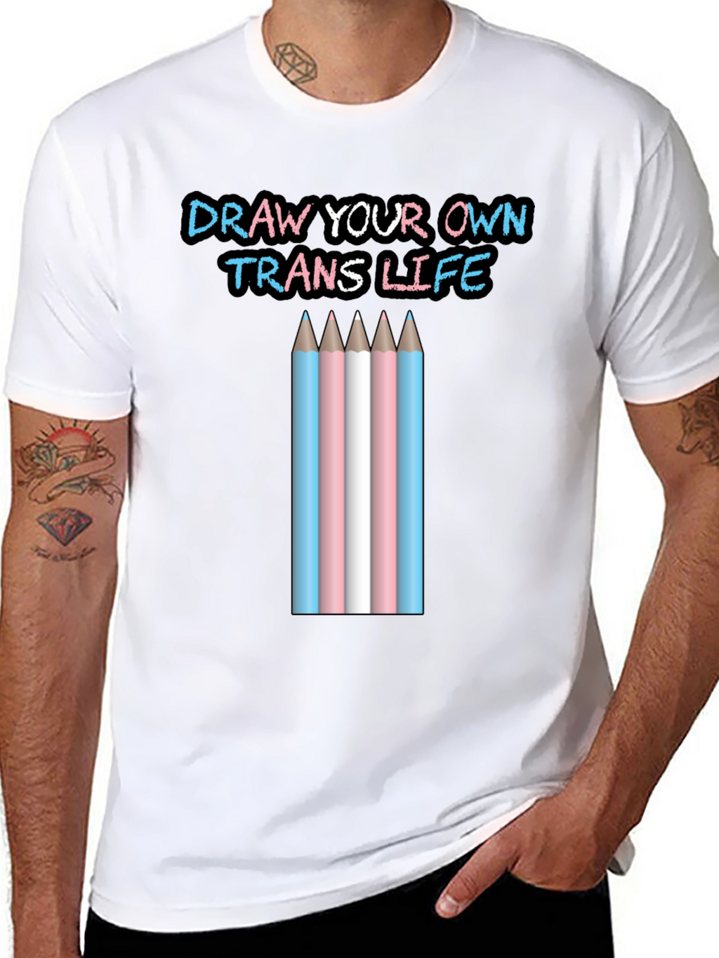 Draw Your Own Trans Life T-Shirt
