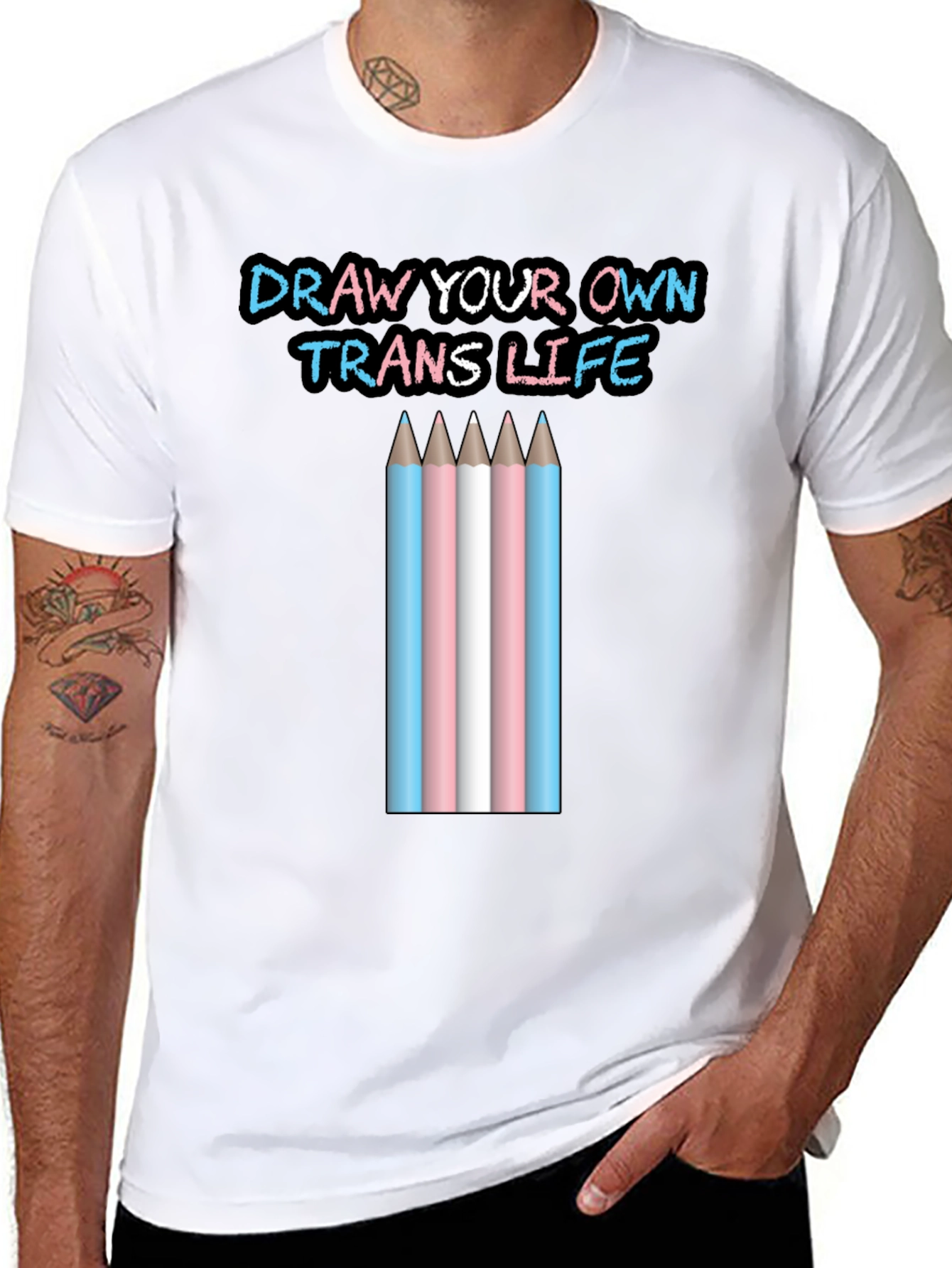 Draw Your Own Trans Life T-Shirt