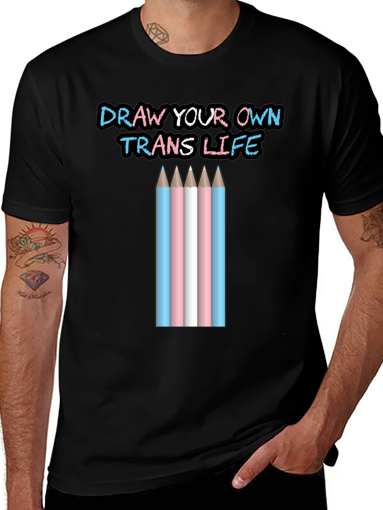 Draw Your Own Trans Life T-Shirt