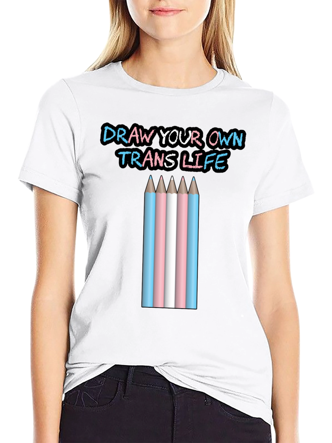 Draw Your Own Trans Life T-Shirt