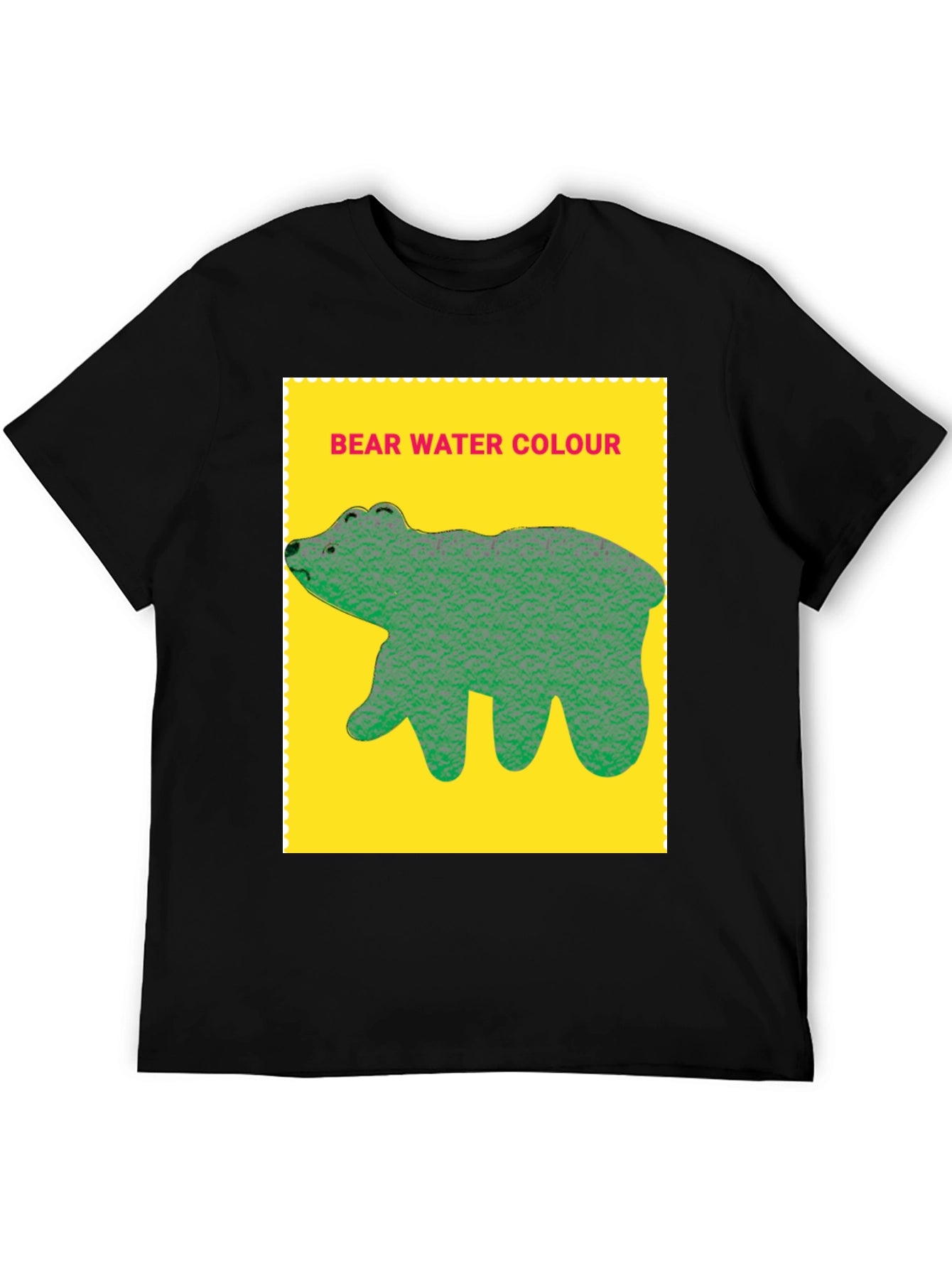 Bear Water Colour T-shirt