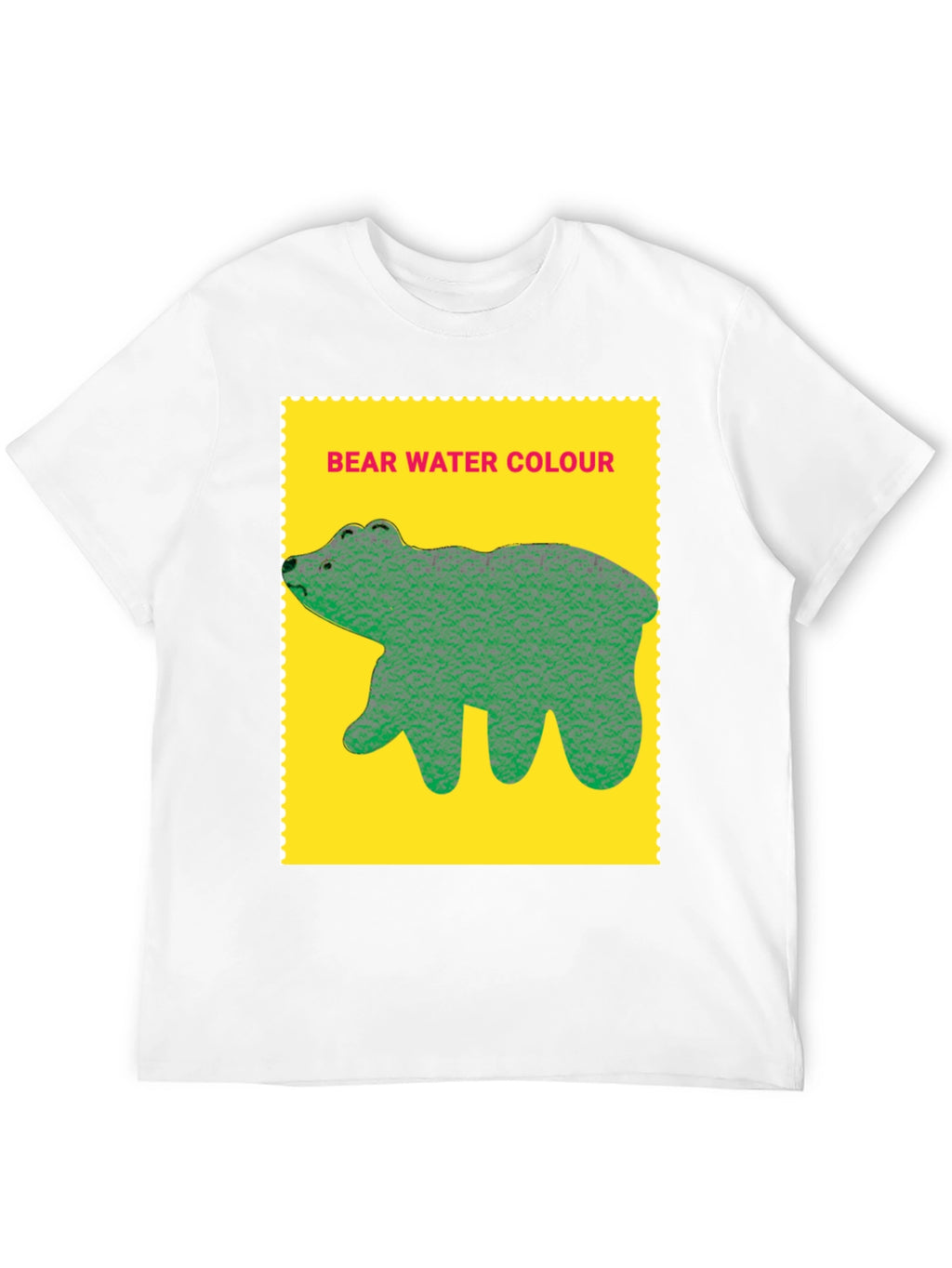 Bear Water Colour T-shirt
