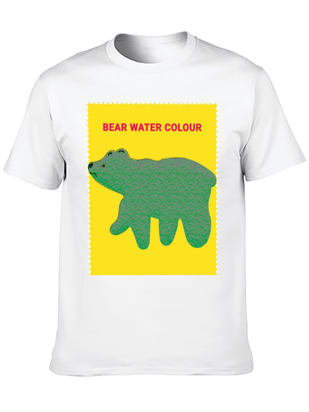 Bear Water Colour T-shirt