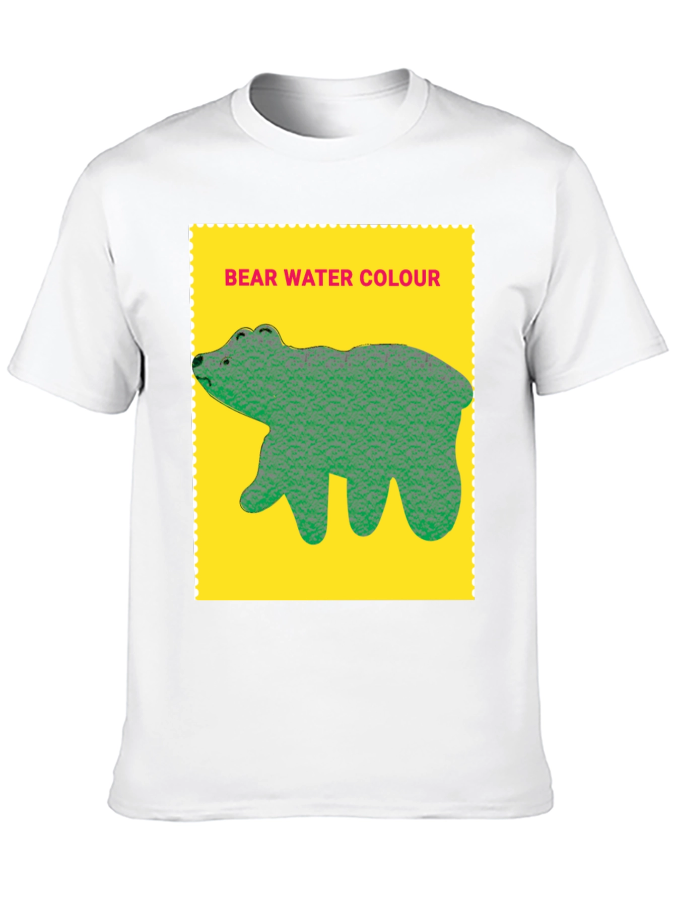 Bear Water Colour T-shirt