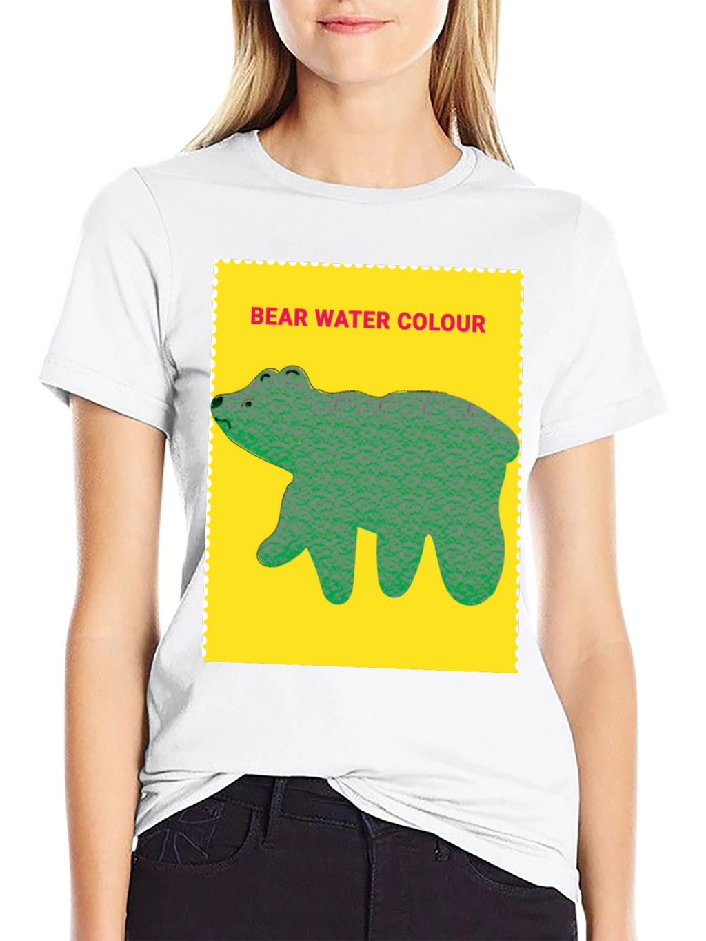 Bear Water Colour T-shirt