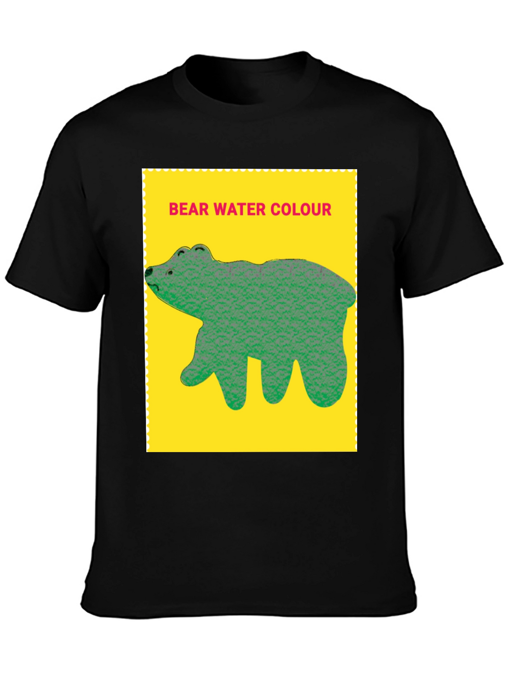 Bear Water Colour T-shirt