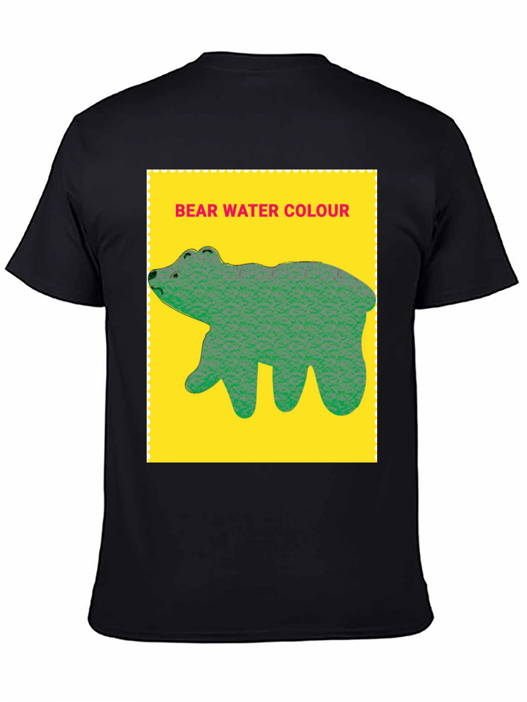 Bear Water Colour T-shirt