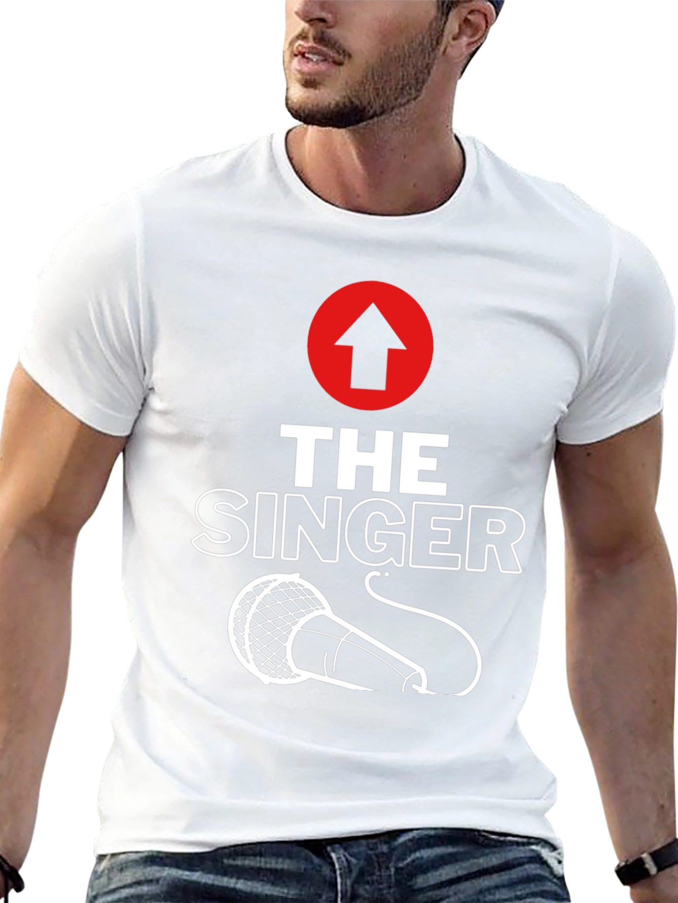The Singer T-Shirt - Microphone Graphic