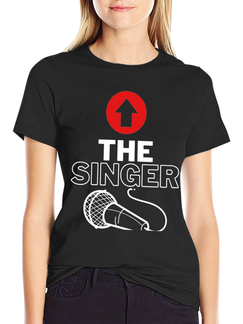 The Singer T-Shirt - Microphone Graphic