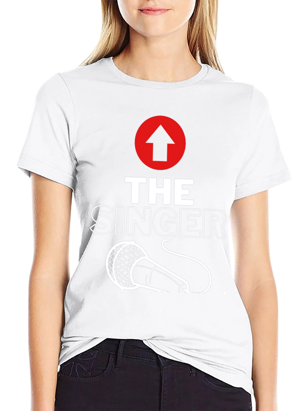The Singer T-Shirt - Microphone Graphic