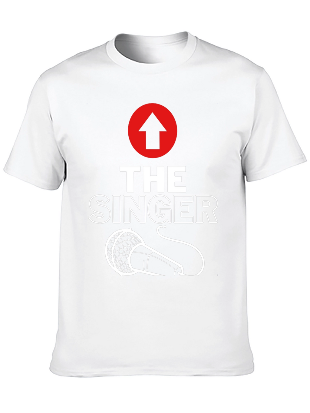 The Singer T-Shirt - Microphone Graphic