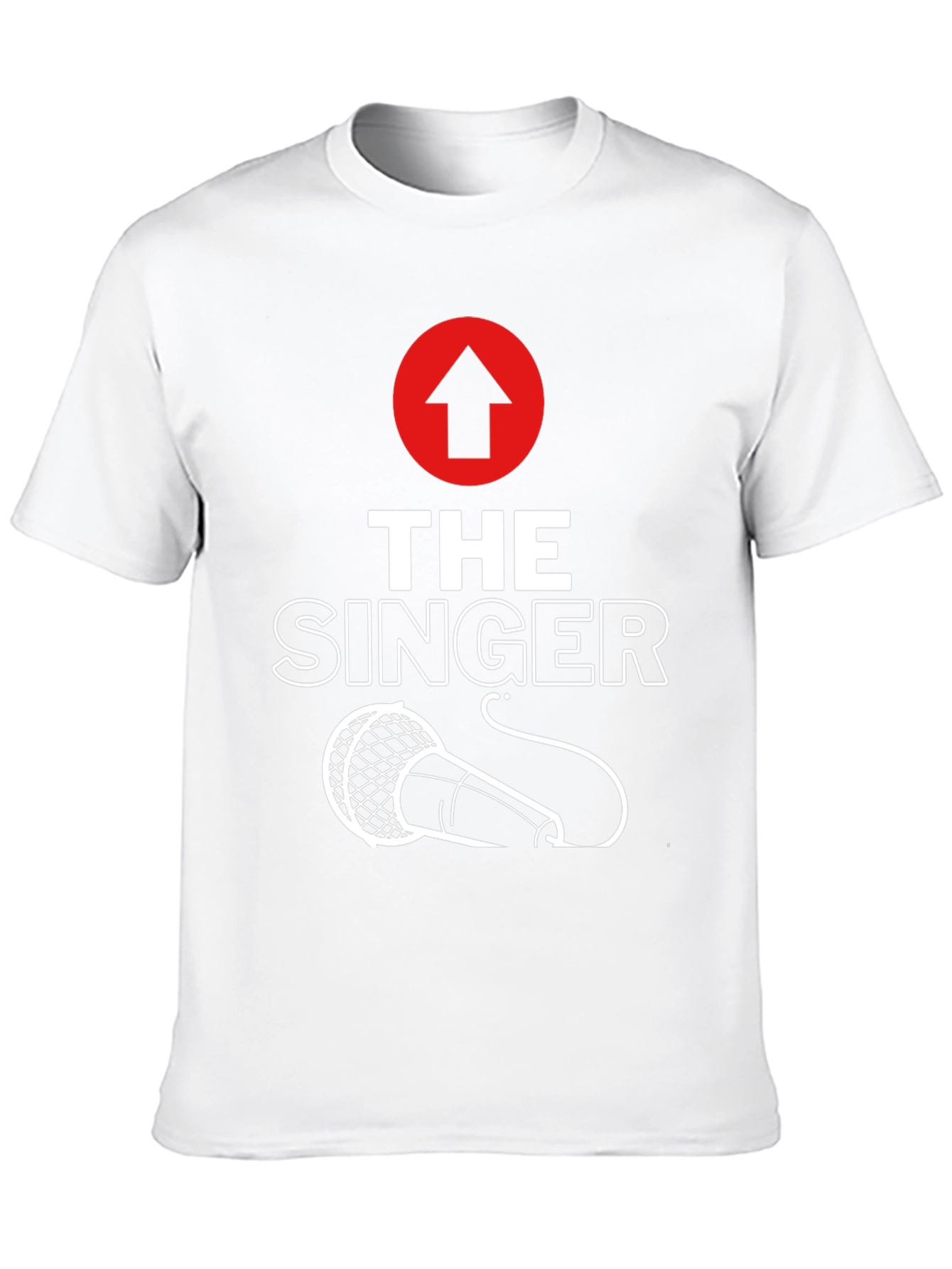 The Singer T-Shirt - Microphone Graphic