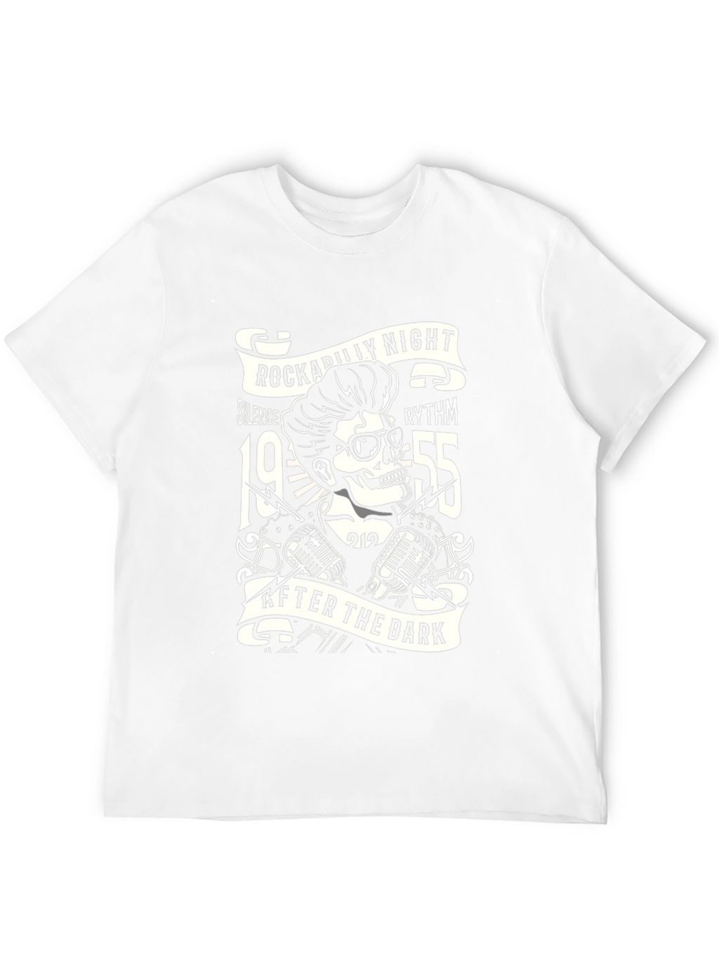 Rockabilly Night Black Graphic Tee