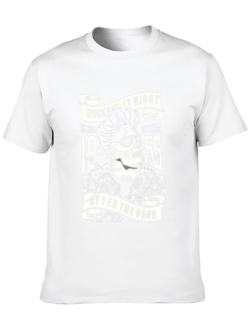 Rockabilly Night Black Graphic Tee