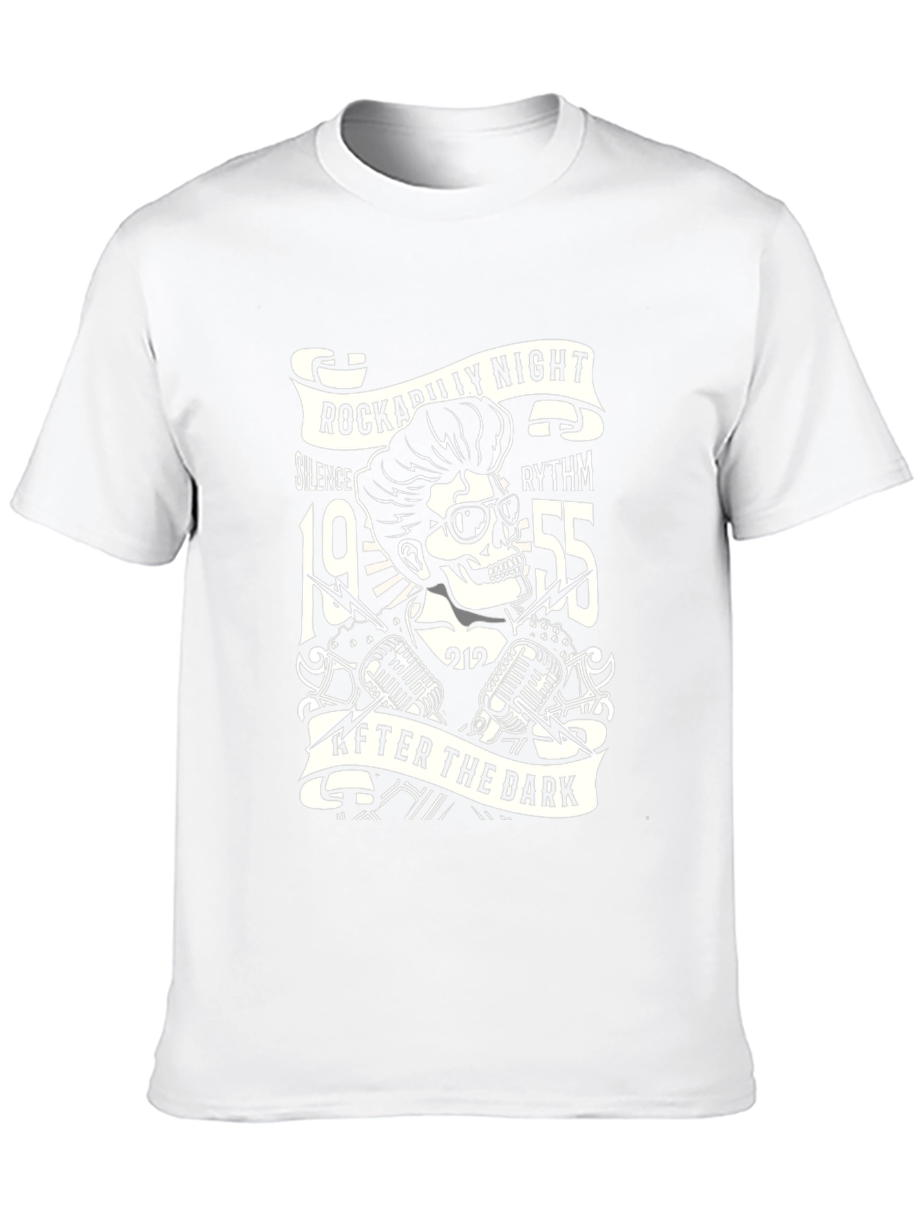 Rockabilly Night Black Graphic Tee