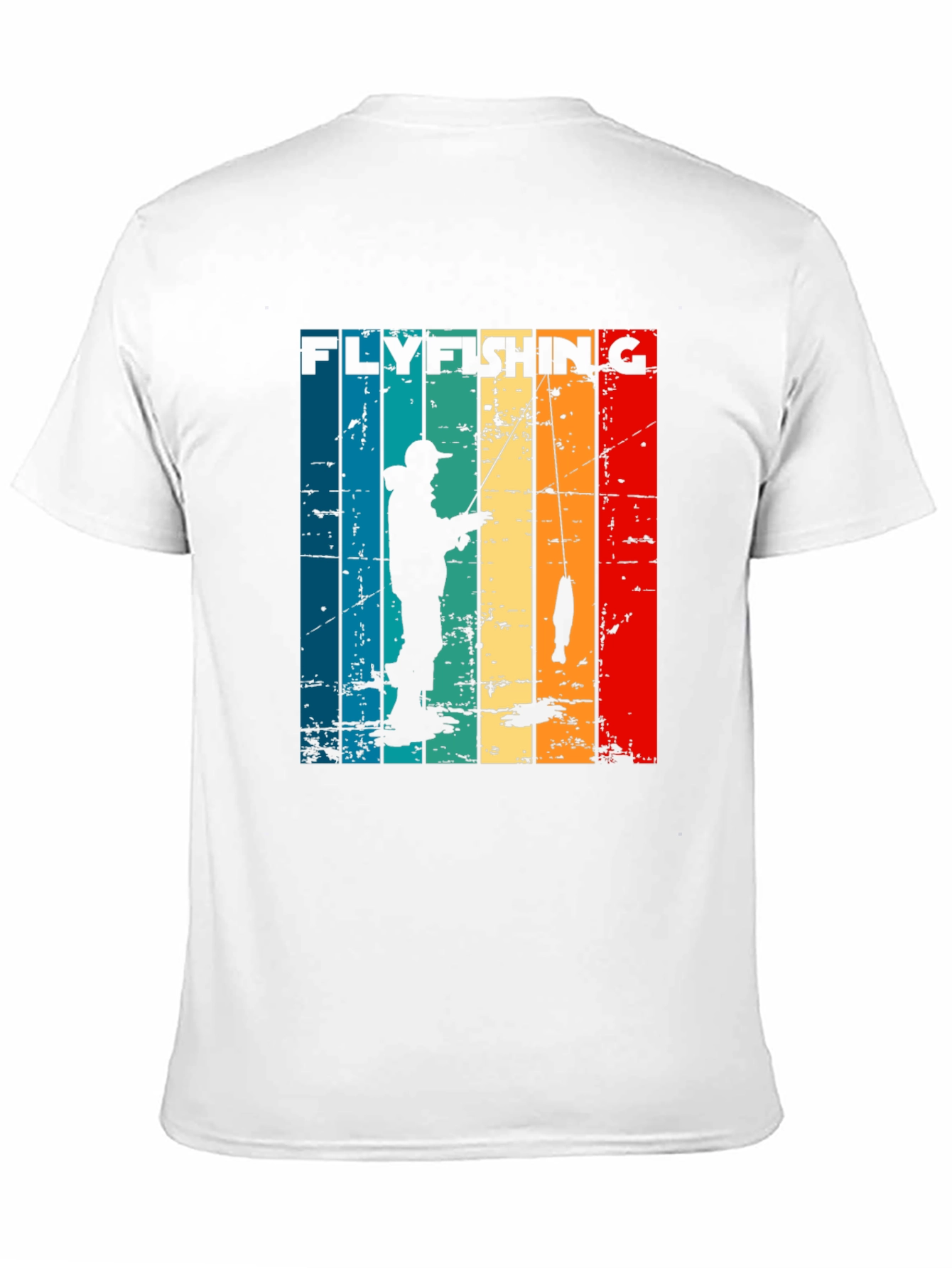 Fly Fishing Retro Graphic T-Shirt