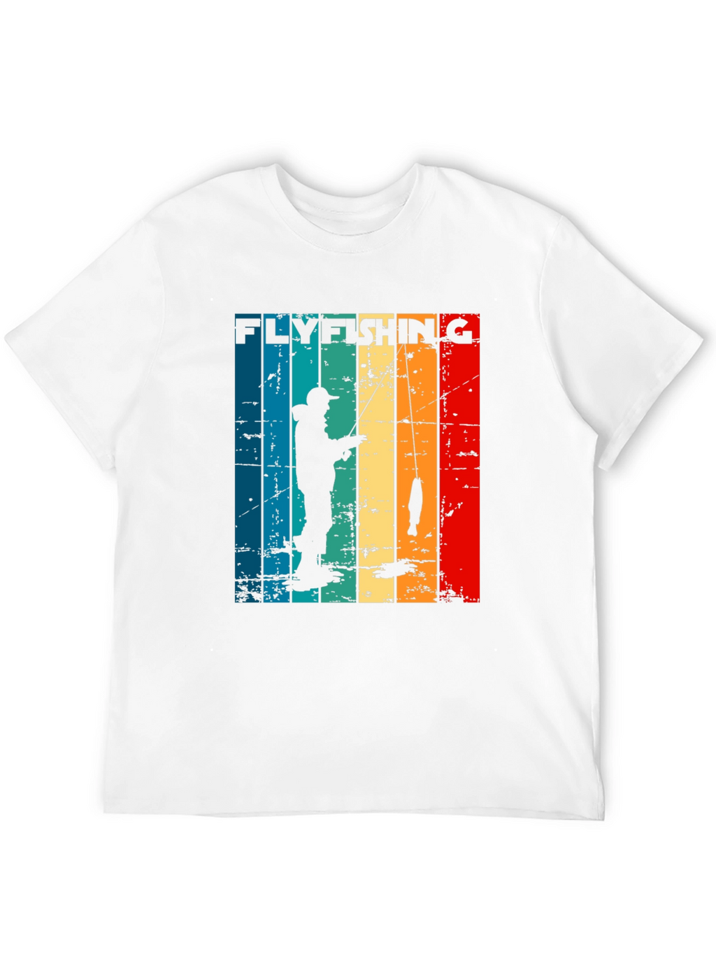 Fly Fishing Retro Graphic T-Shirt