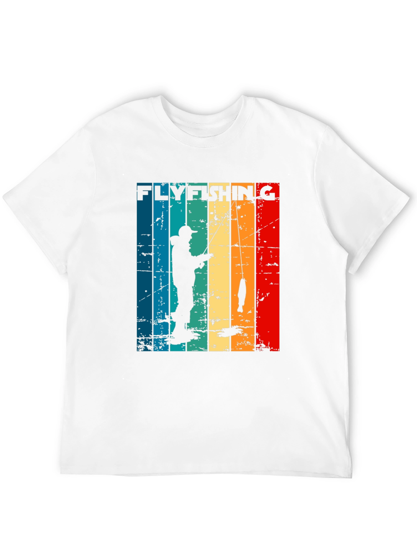 Fly Fishing Retro Graphic T-Shirt