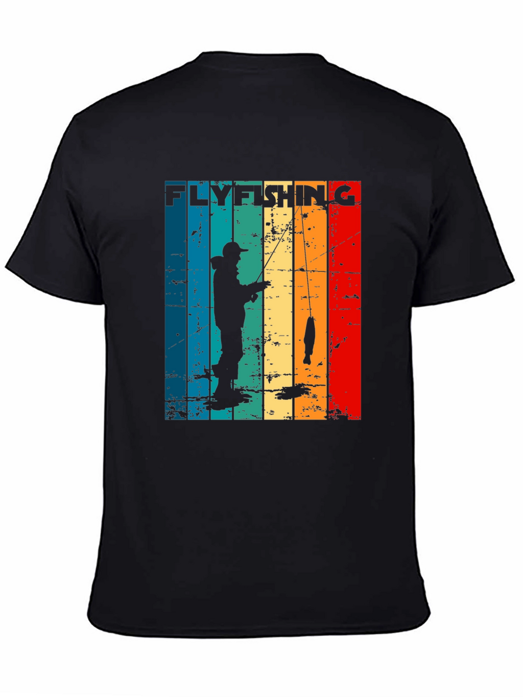 Fly Fishing Retro Graphic T-Shirt