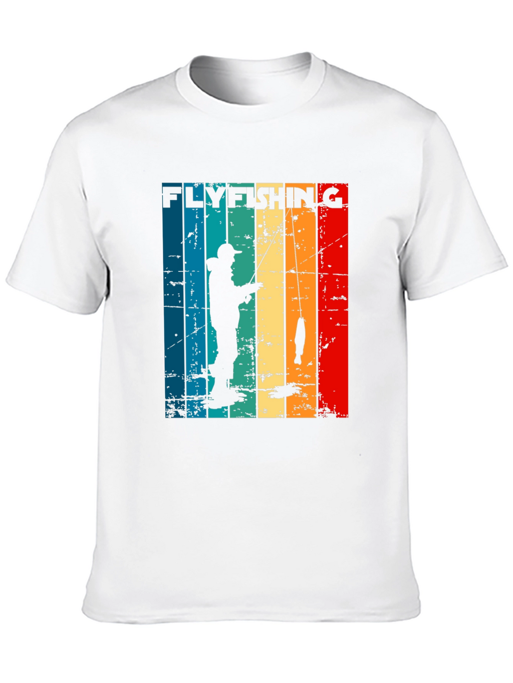 Fly Fishing Retro Graphic T-Shirt