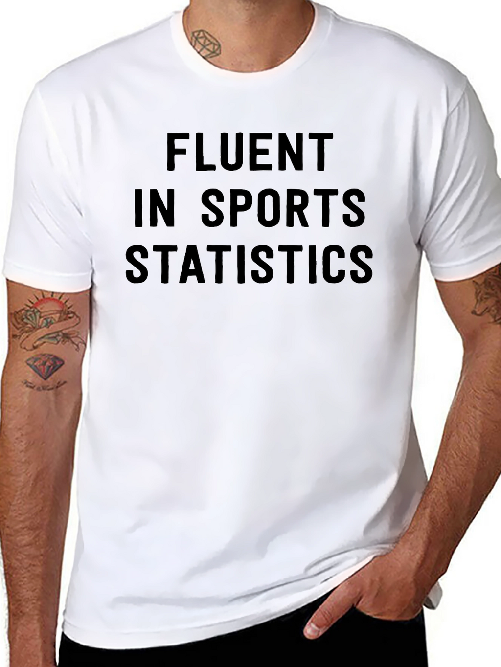 Fluent in Sports Statistics T-Shirt