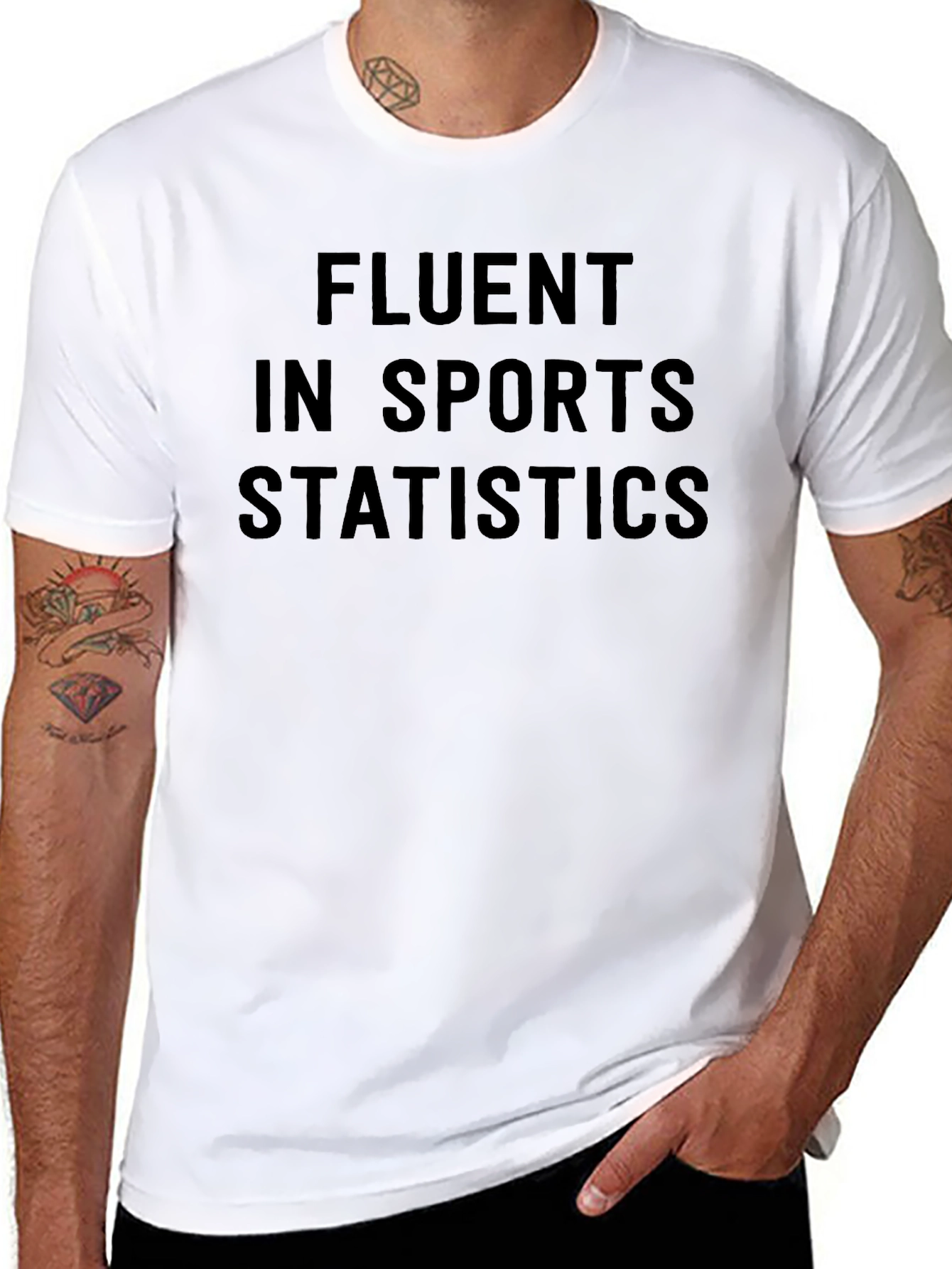 Fluent in Sports Statistics T-Shirt