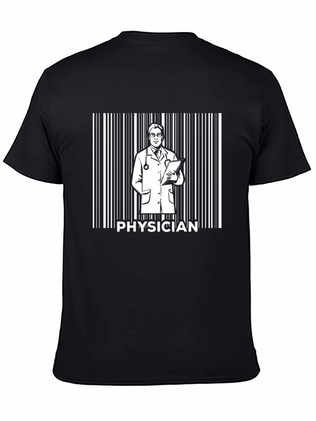 Physician Barcode Graphic Tee - Medical Doctor Shirt