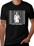 Physician Barcode Graphic Tee - Medical Doctor Shirt