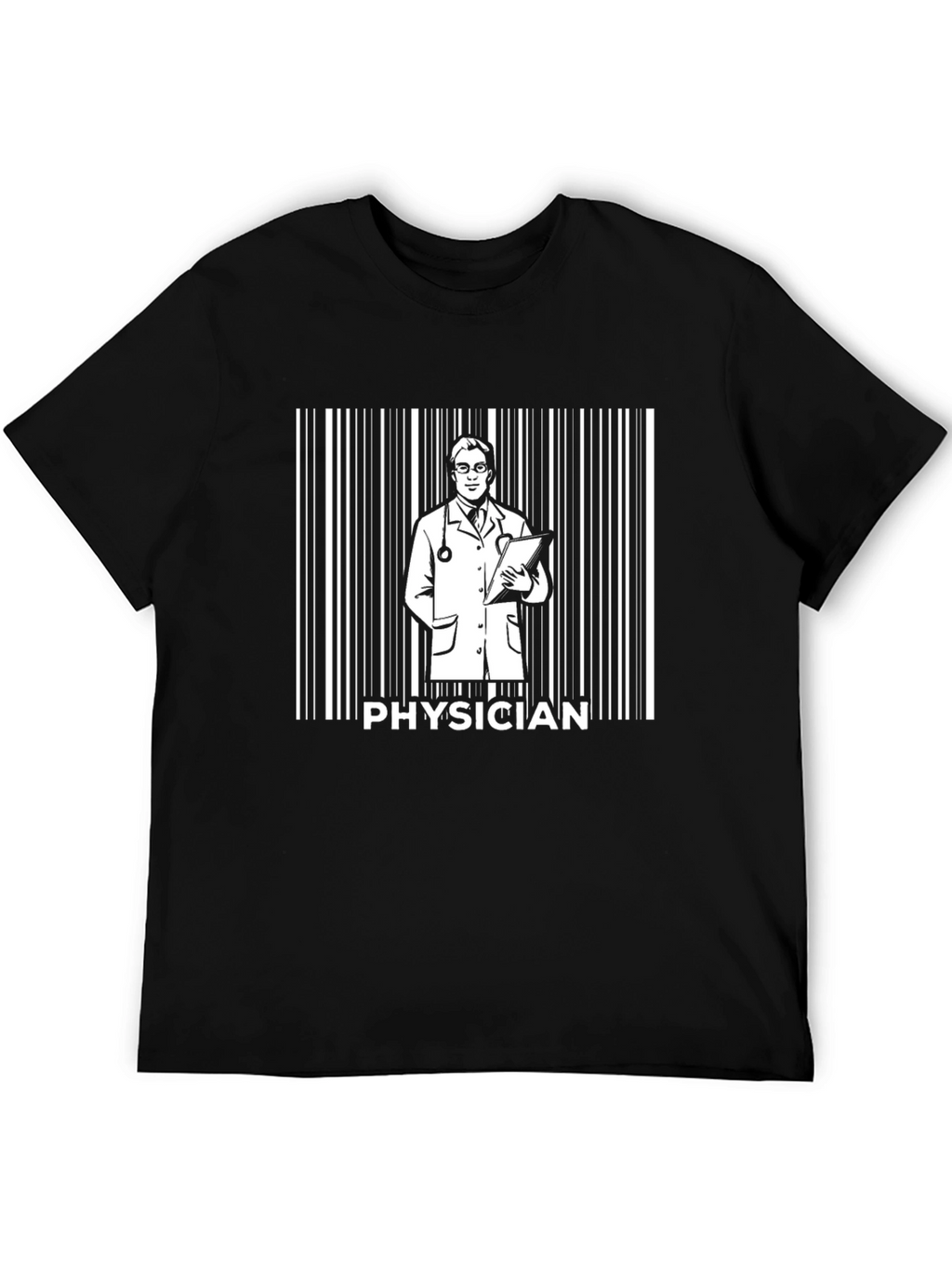Physician Barcode Graphic Tee - Medical Doctor Shirt