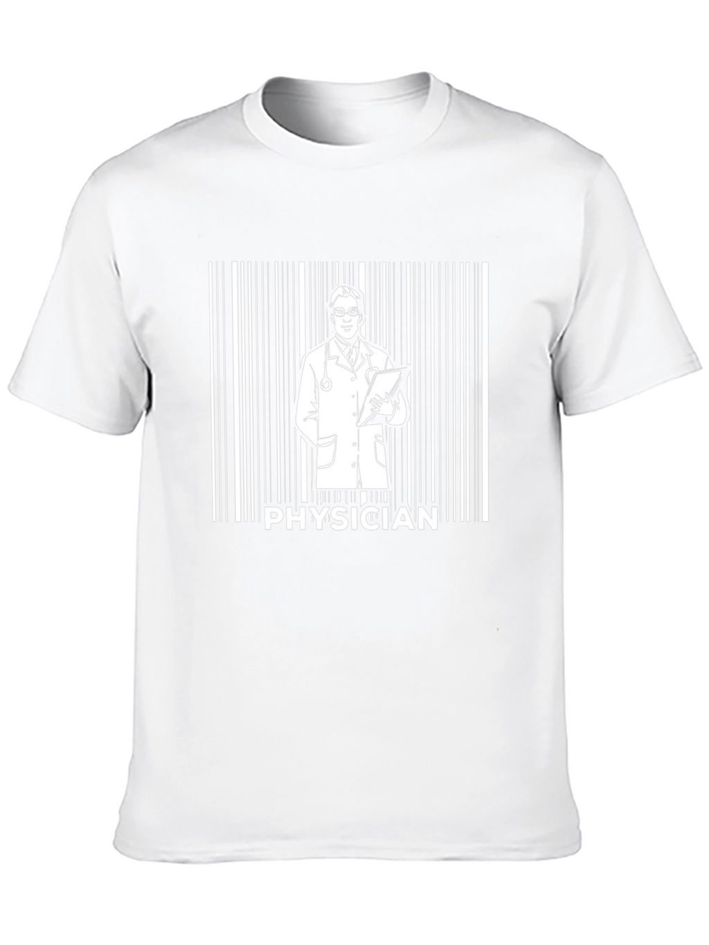 Physician Barcode Graphic Tee - Medical Doctor Shirt