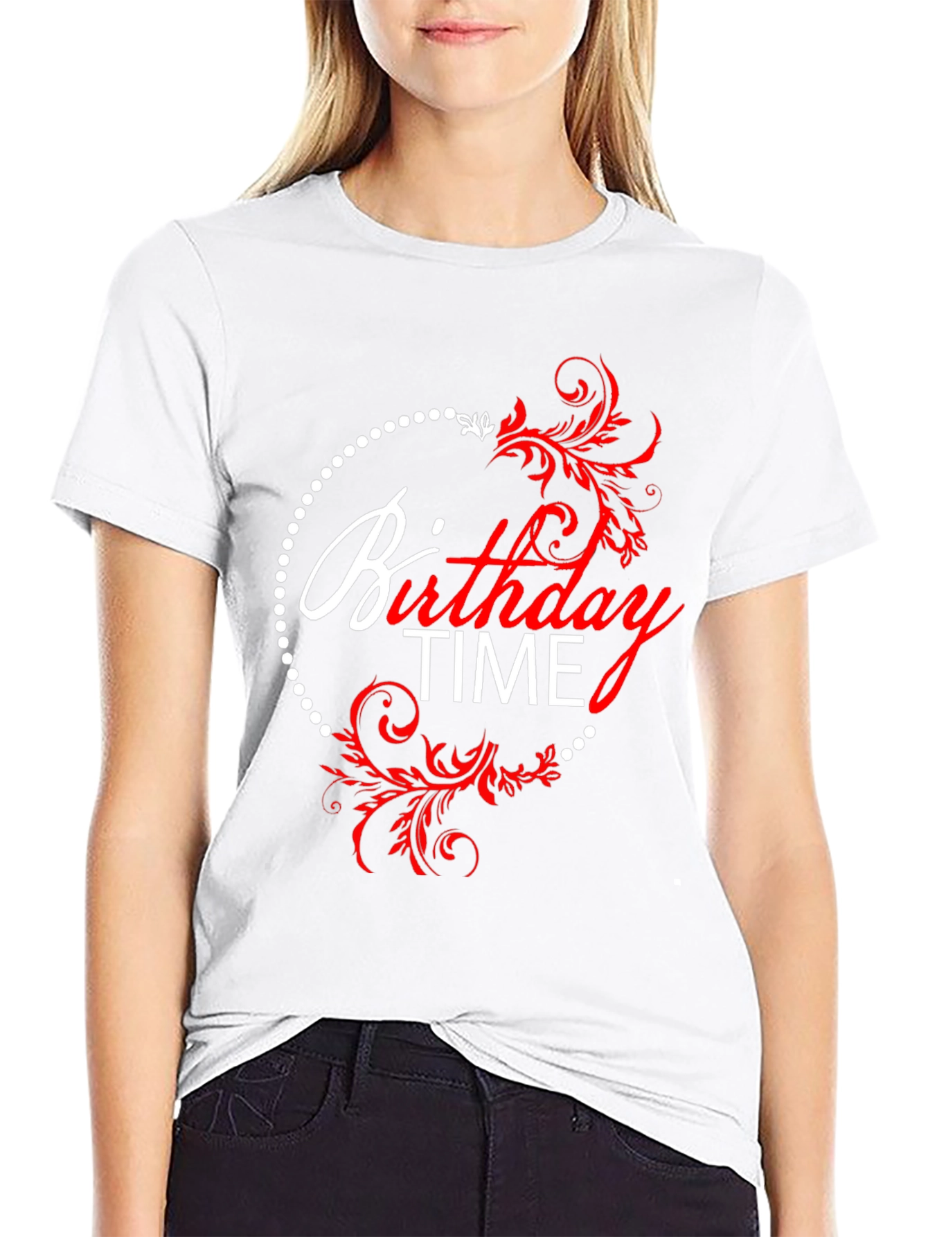 Birthday Time Graphic Tee - Stylish Celebration Shirt