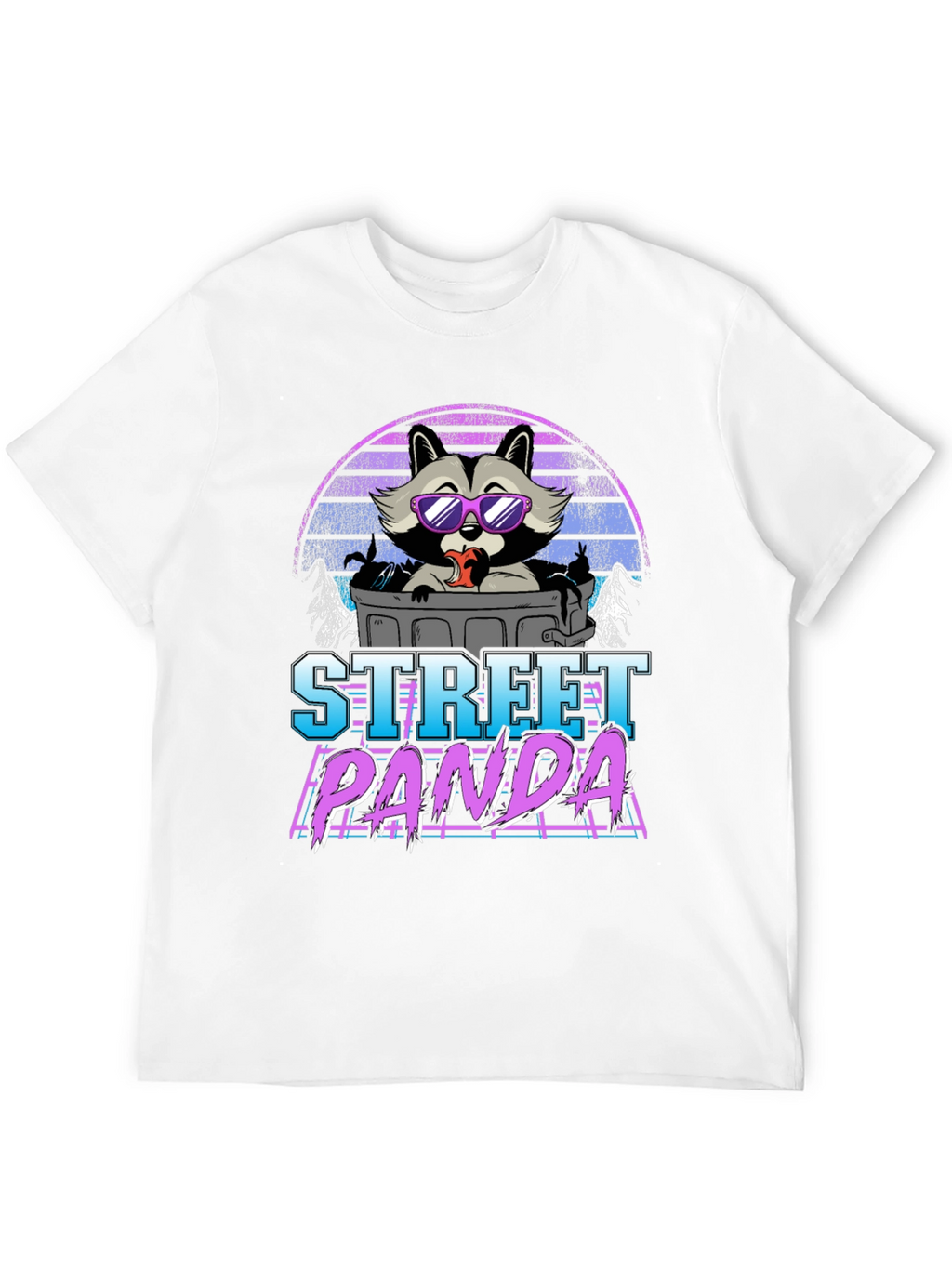 Street Panda Graphic T-Shirt - Retro Style