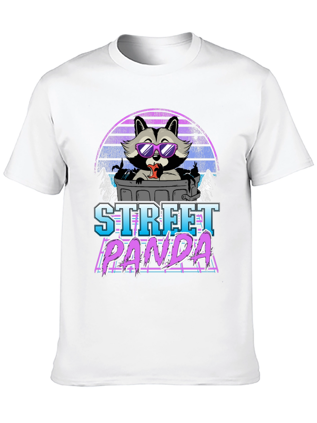 Street Panda Graphic T-Shirt - Retro Style