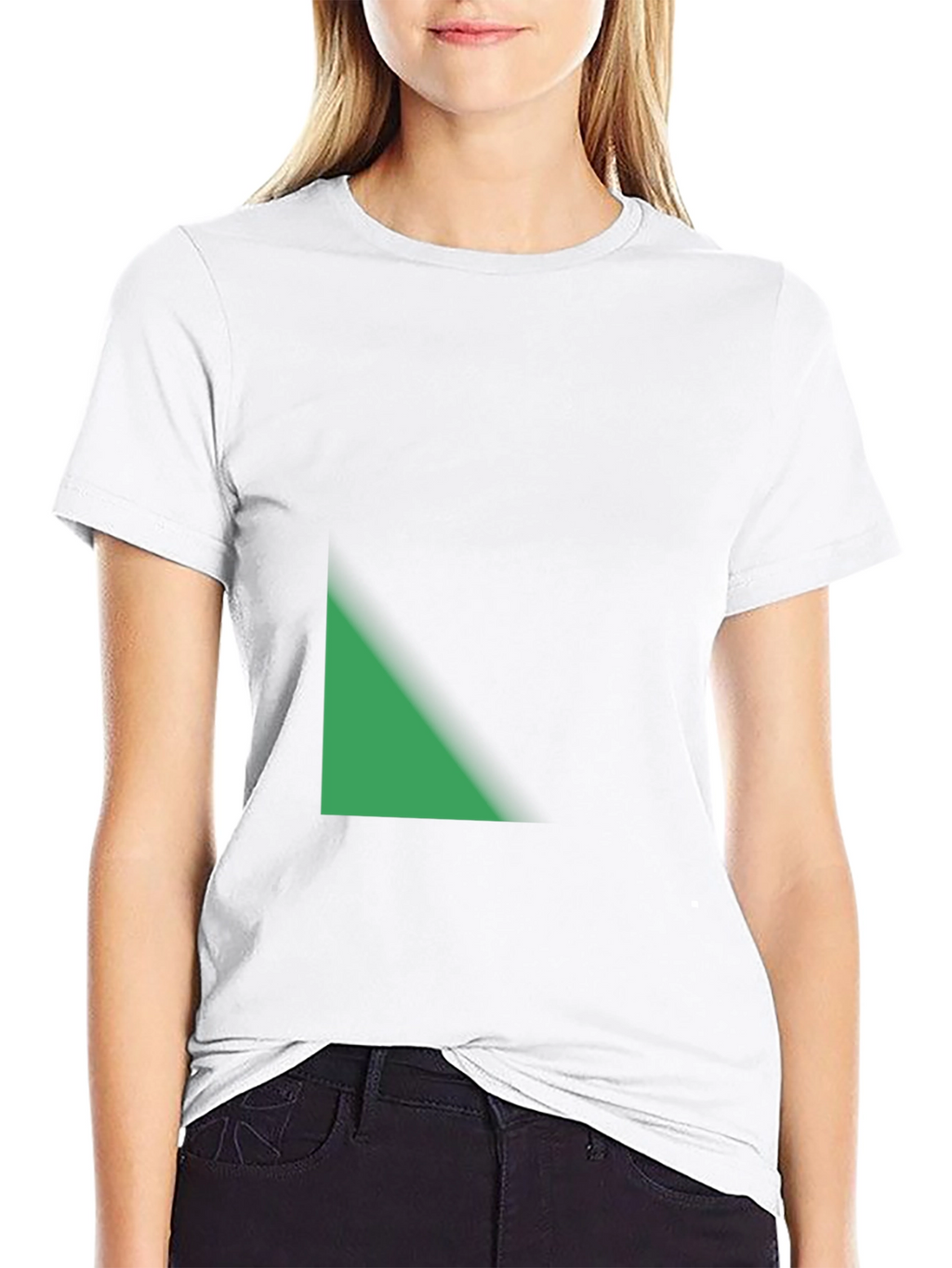 Modern Black T-Shirt with Geometric Design