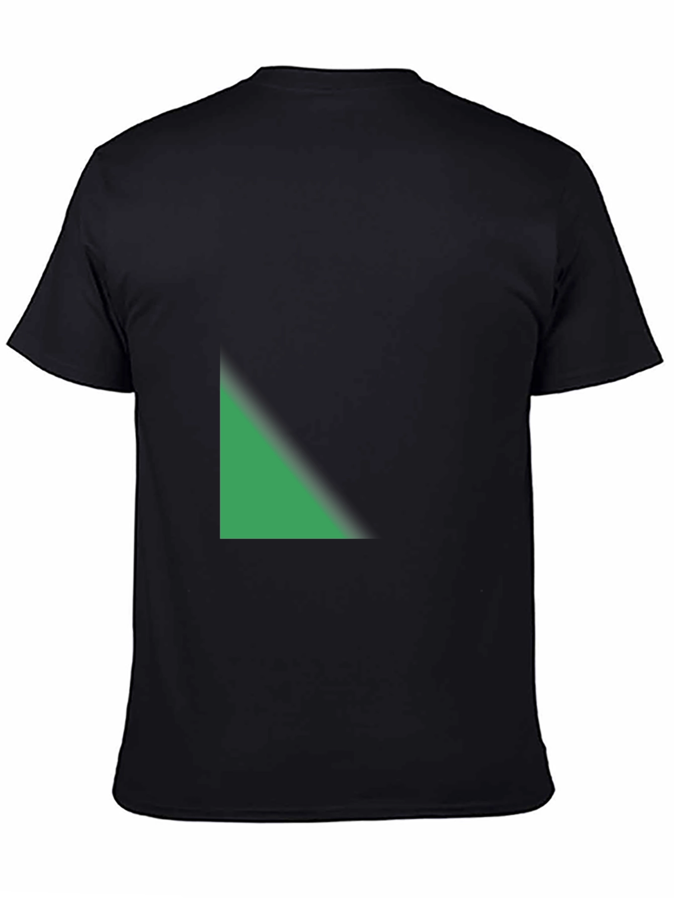 Modern Black T-Shirt with Geometric Design