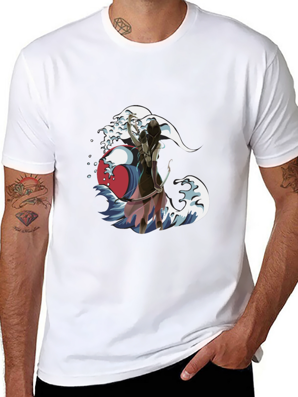 Wave Archer Graphic Tee - Unique Design!
