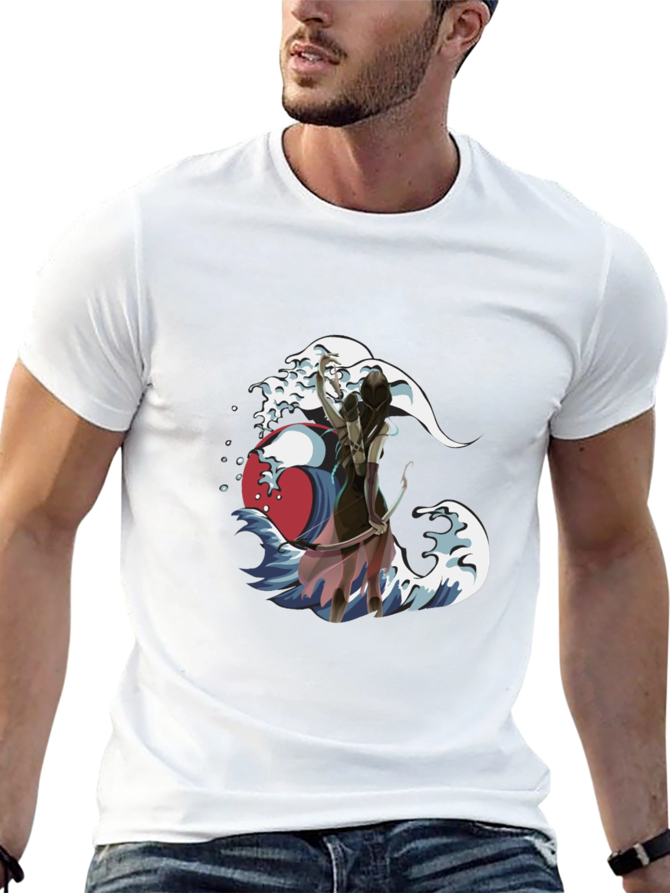 Wave Archer Graphic Tee - Unique Design!