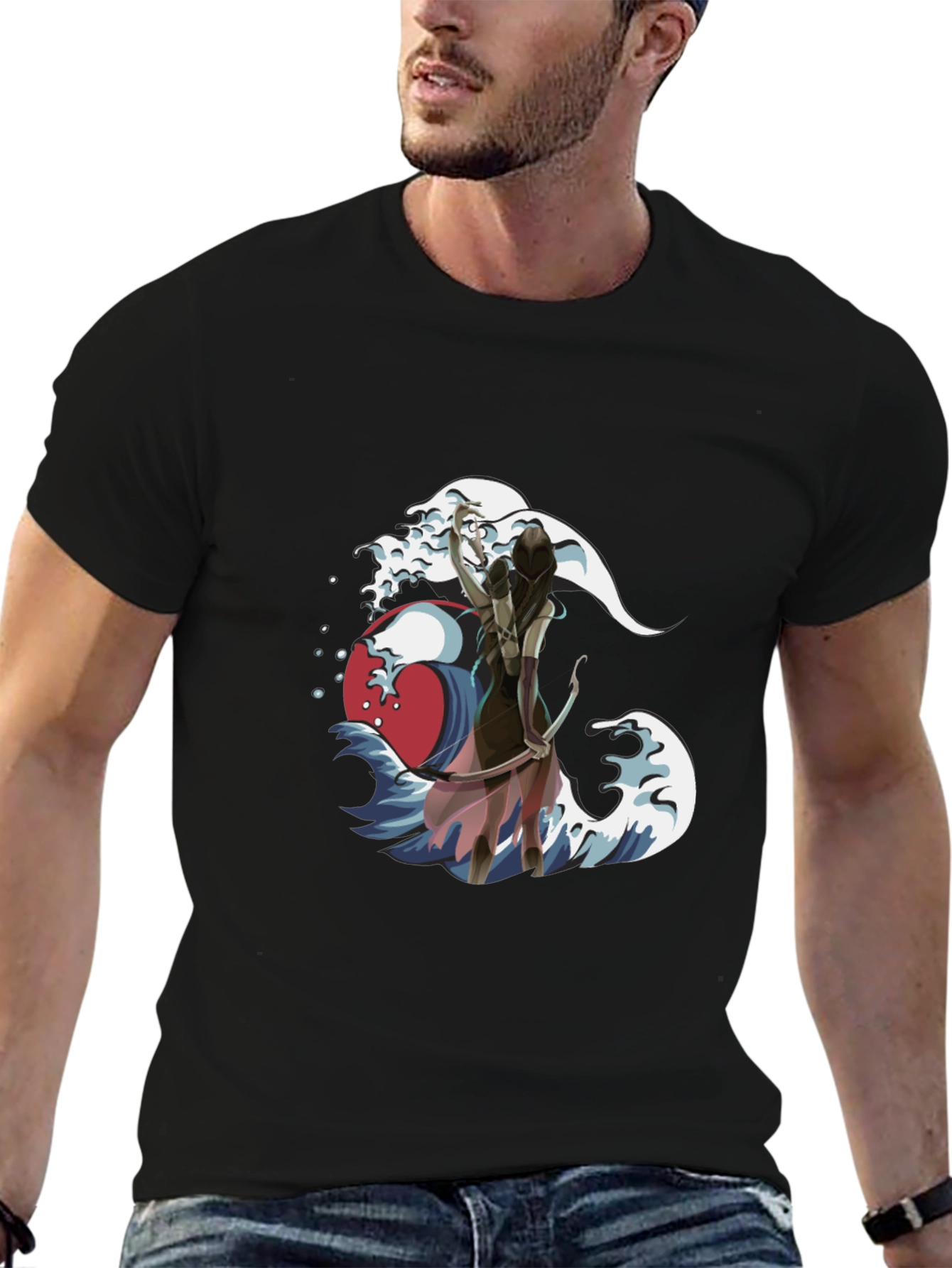 Wave Archer Graphic Tee - Unique Design!