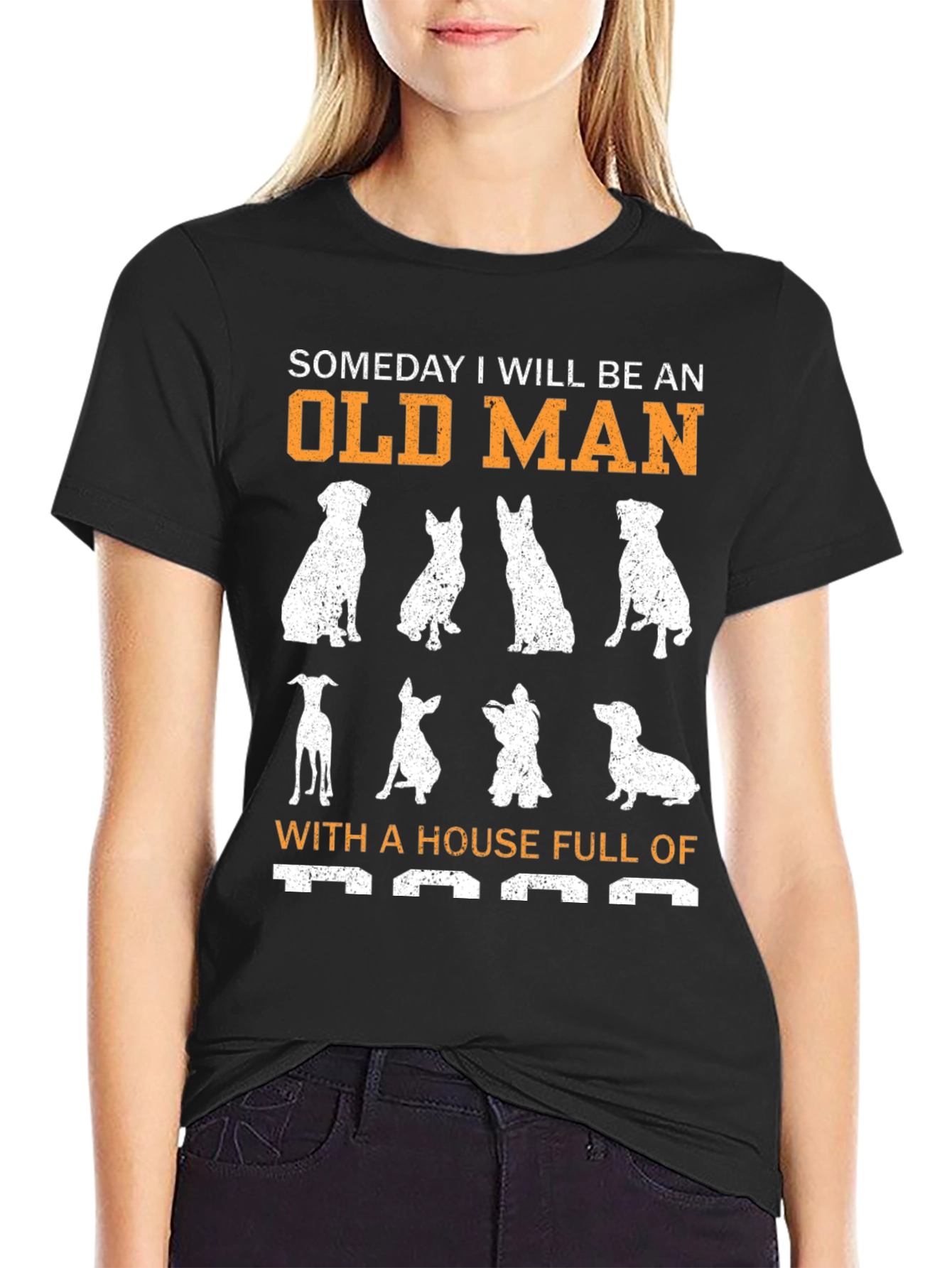 Funny Dog Lover T-Shirt - Someday Old Man Design