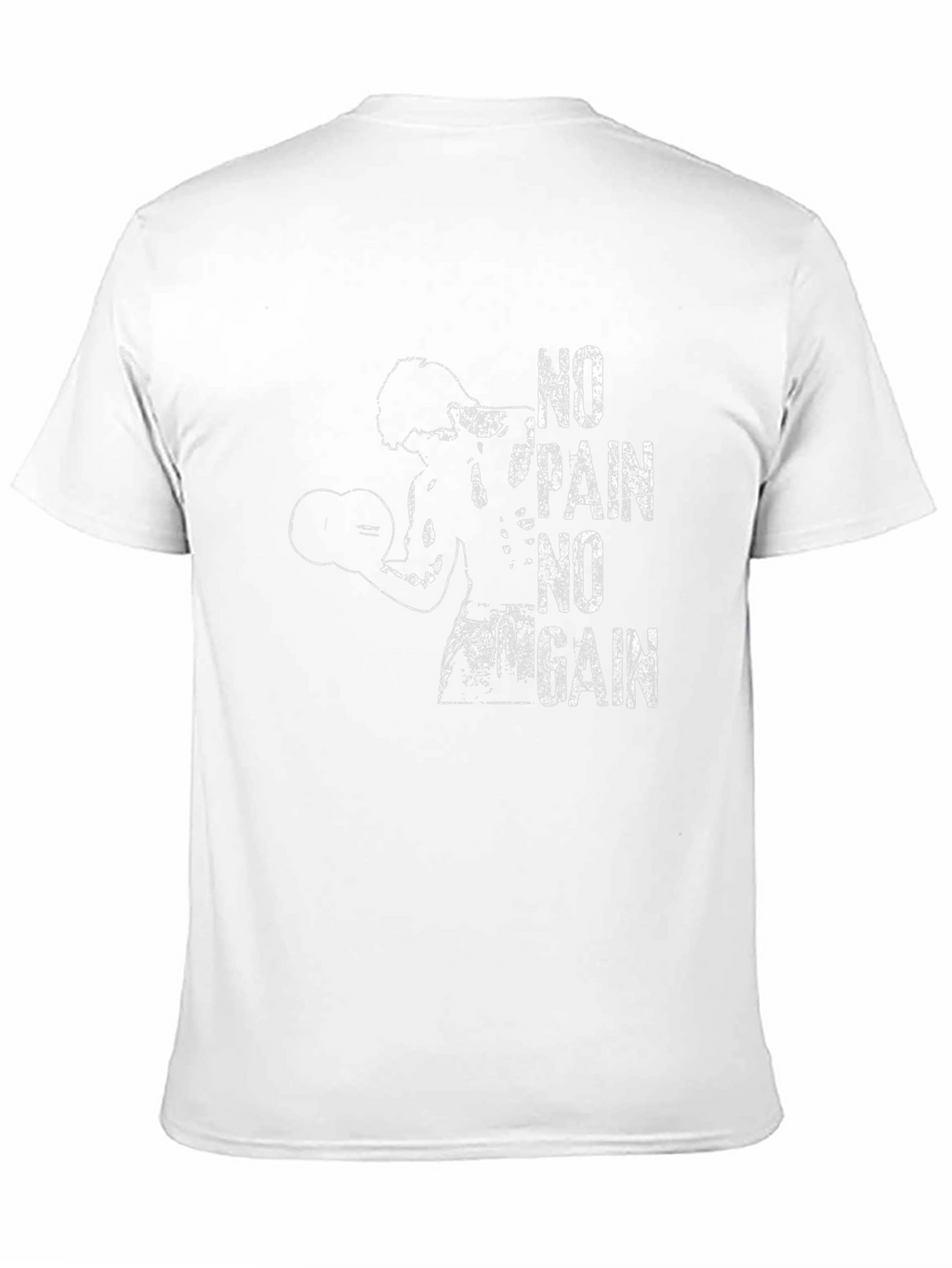 No Pain No Gain Graphic Tee - Black