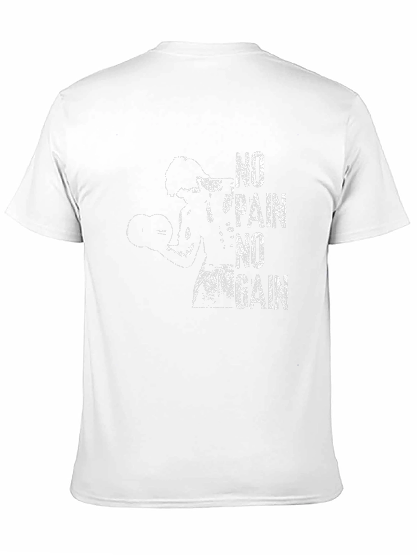 No Pain No Gain Graphic Tee - Black