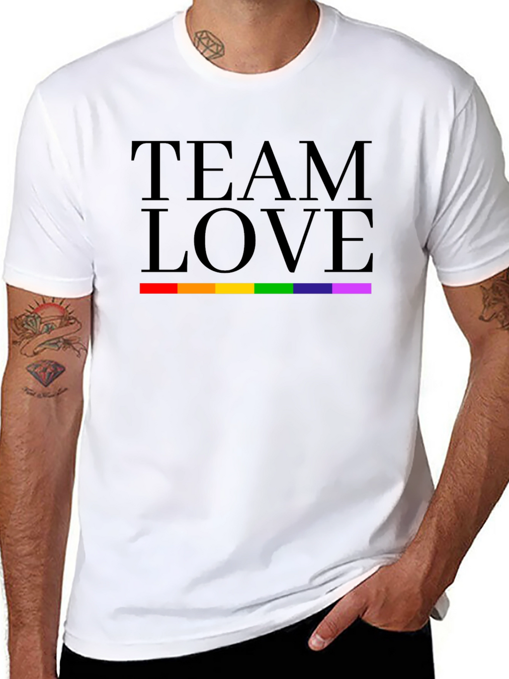 Team Love Pride Rainbow T-Shirt