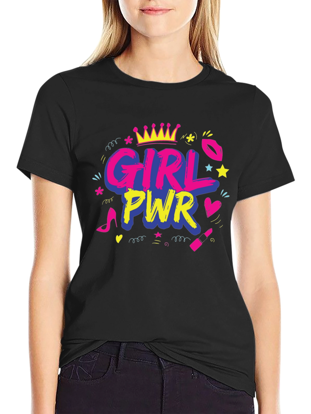 Girl Power T-Shirt - Graphic Tee for Women